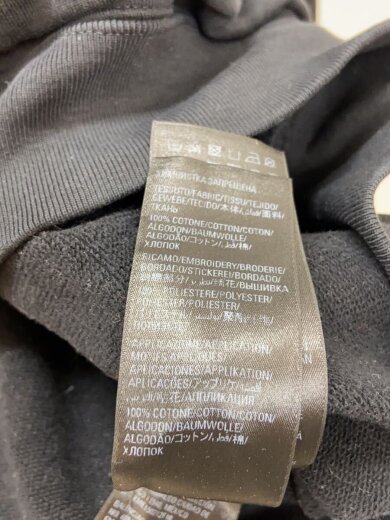 商品画像：パーカー/L/コットン/ブラック/無地/674986 5