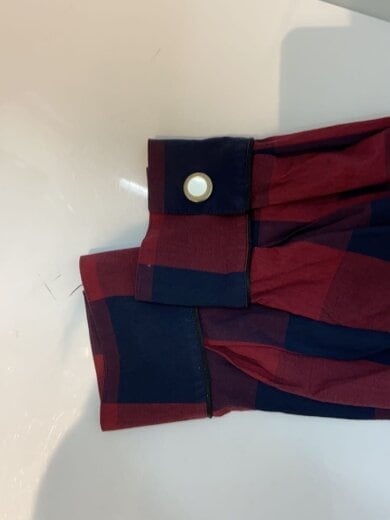 商品画像：長袖ワンピース/FREE/コットン/レッド/チェック/82171597 6