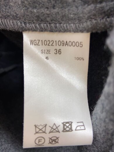 商品画像：長袖ワンピース/36/ウール/グレー/無地/WGZ1022109A005 5