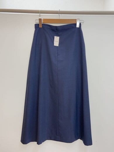 商品画像：ロングスカート/--/ウール/ネイビー 2