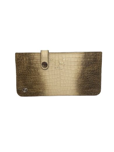 商品画像：長財布/レザー/ベージュ/アニマル/レディース 1