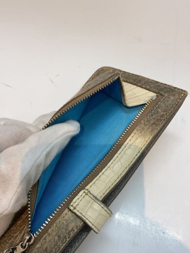 商品画像：長財布/レザー/ベージュ/アニマル/レディース 6