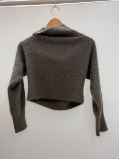 商品画像：ニット・セーター(薄手)/FREE/ウール/グレー/1525511020-0 2