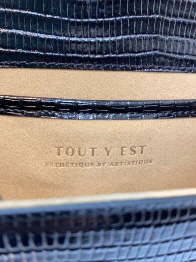 商品画像：TOUT Y EST/ショルダーバッグ/ブラック/無地 5