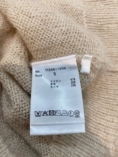 商品画像：Marien Argyle Knitニット・セーター(厚手)/S/ナイロン/ベー/無地/TT25511659 4