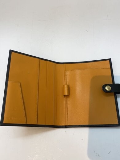 商品画像：手帳カバー/レザー/BLK/メンズ 4