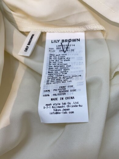 商品画像：キャミソール・タンクトップ/one/ポリエステル/ホワイト/無地/LWFB254214 5