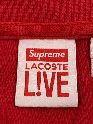 商品画像：L/S Jersey Polo/ポロシャツ/S/コットン/レッド/無地/PH5722// 3