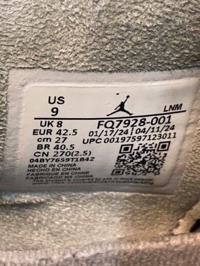 商品画像：AIR JORDAN 4 SE_エア ジョーダン 4 SE/27cm/グレー/レザー// 5
