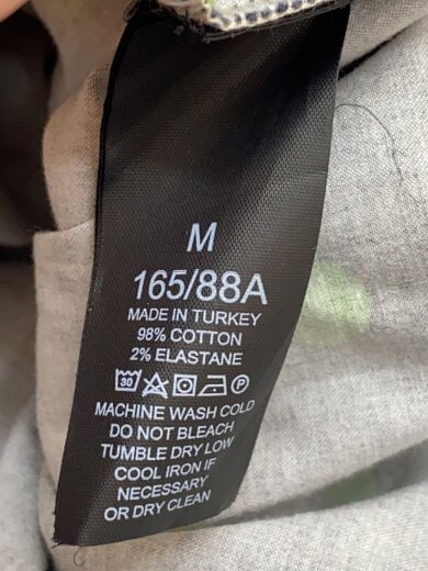 商品画像：長袖ワンピース/M/コットン/ネイビー/ドット/KB050// 4