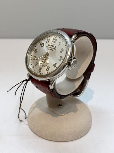 商品画像：SHINOLA/クォーツ腕時計/アナログ/レザー/ホワイト/ブラウン 2