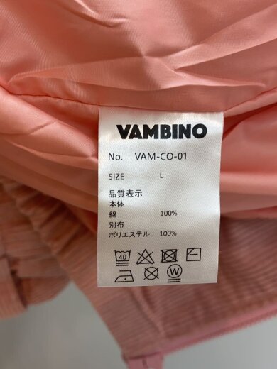 商品画像：ジャケット/L/コットン/ピンク/無地/VAM-CO-01 5