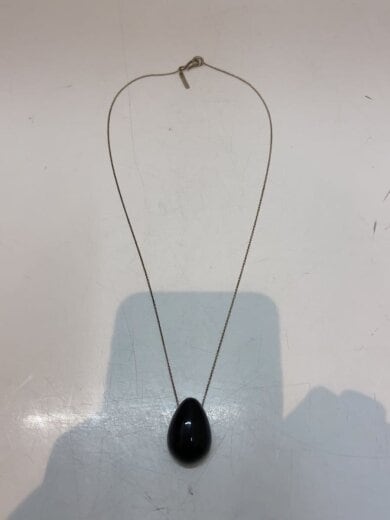 商品画像：ネックレス/SV925/カラーストーン/ブラック/トップ有/レディース// 2