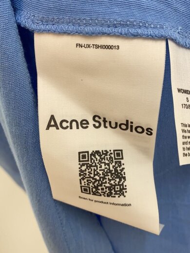 商品画像：Acne Studios/Tシャツ/S/コットン/ブルー/FN-UX-TSHI000013 4