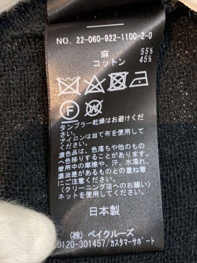 商品画像：Plage/スカート/38/リネン/ブラック/無地/22-060-922-1100-2-0// 6