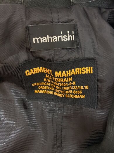商品画像：MAHARISHI/テーラードジャケット/S/コットン/ブラック/カモフラ/07-07-072-3// 3