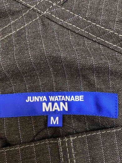 商品画像：JUNYA WATANABE MAN/オーバーオール/M/ポリエステル/グレー/ストライプ/WQ-A008// 3