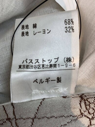 商品画像：BERNHARD WILLHELM/スカート/36/コットン/クリーム/総柄/SKBW-IM-1044 5