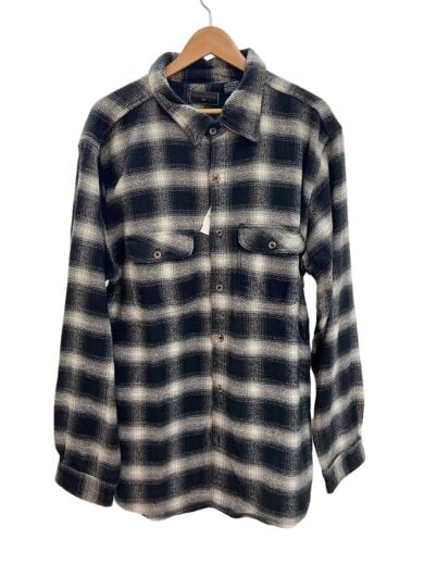 商品画像：FIELD&STREAM/長袖シャツ/XL/コットン/グレー/チェック/90s// 1