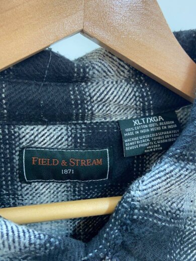 商品画像：FIELD&STREAM/長袖シャツ/XL/コットン/グレー/チェック/90s// 3