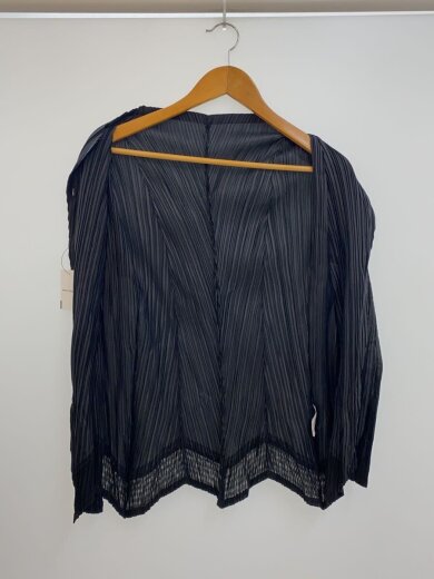商品画像：ISSEY MIYAKE/カーディガン(薄手)/2/ポリエステル/ブラック/IM11FJ236 3