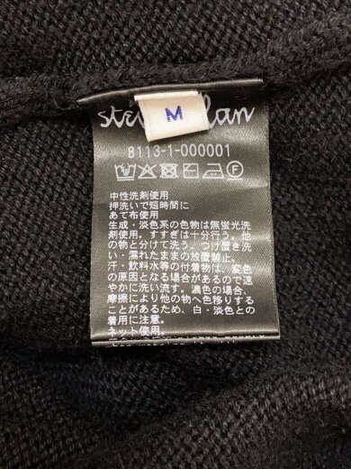 商品画像：Steven Alan/ニット・セーター(薄手)/M/コットン/ブラック/無地/8113-1-000001 4