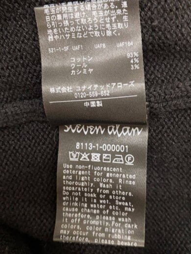 商品画像：Steven Alan/ニット・セーター(薄手)/M/コットン/ブラック/無地/8113-1-000001 5
