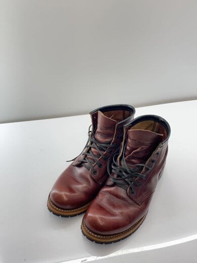 商品画像：BECKMAN/BLACK CHERRY/レースアップブーツ/27.5cm/BRW/9011 2