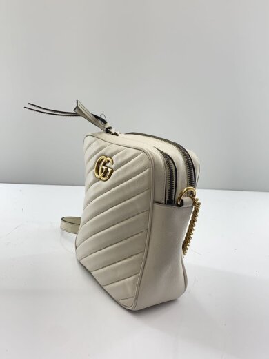 商品画像：ショルダーバッグ/レザー/WHT/550155 525040 2