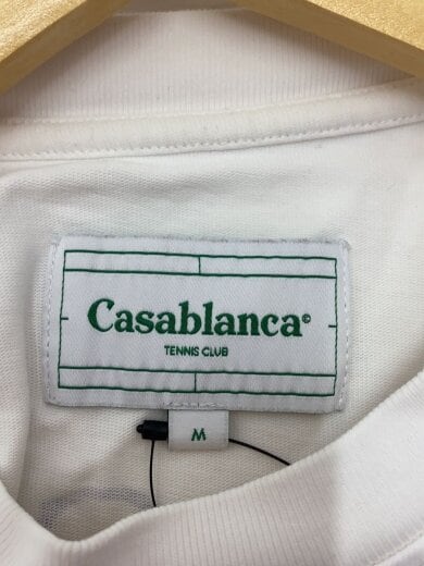 商品画像：Tシャツ/M/コットン/WHT/CASABLANCA22SS-3 3