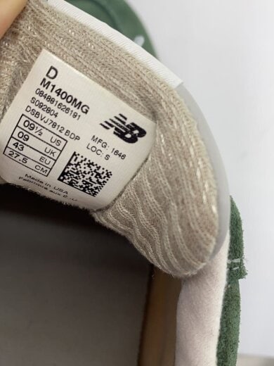 商品画像：ニューバランス/M1400/27.5cm/GRN 5