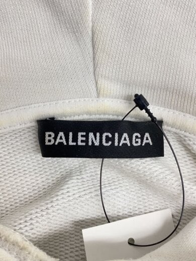 商品画像：パーカー/S/コットン/WHT/570792/BBロゴ/首元汚れ有 3