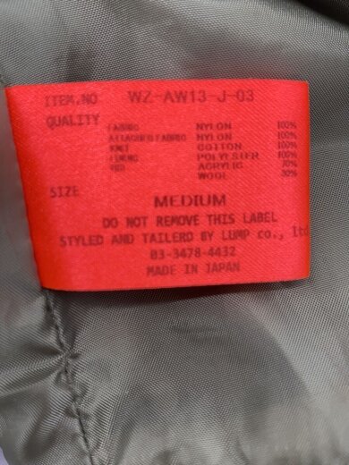 商品画像：ミリタリージャケット/M/--/GRN/WZ-AW13-J03 4