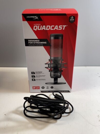 商品画像：QuadCast ゲーミングマイク スタンドアロンマイク 4P5P6AA 8