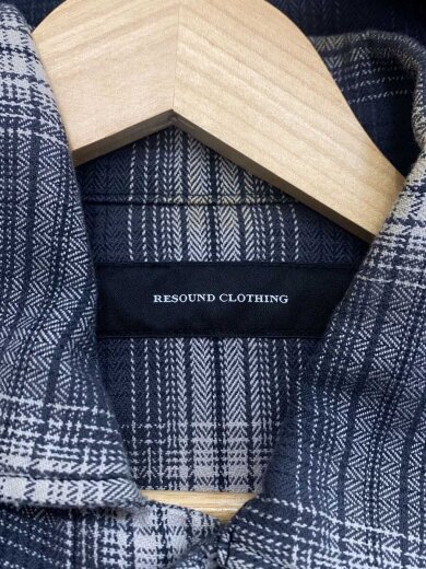 商品画像：長袖シャツ/--/--/GRY/チェック 3