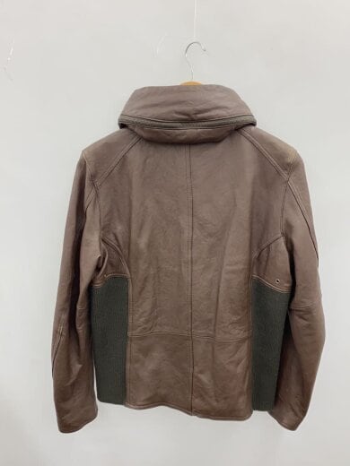 商品画像：PlacePlan/レザージャケット・ブルゾン/M/羊革/BRW 2