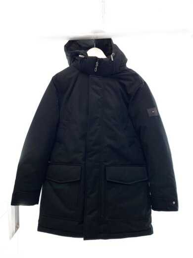 商品画像：ジャケット/--/ポリエステル/BLK/無地 1