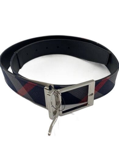 商品画像：ベルト/--/NVY/チェック/メンズ/8084067 1