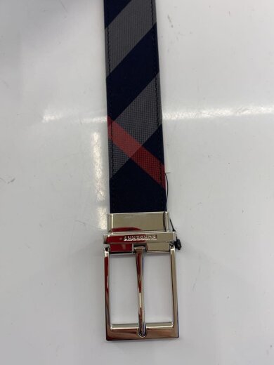 商品画像：ベルト/--/NVY/チェック/メンズ/8084067 5