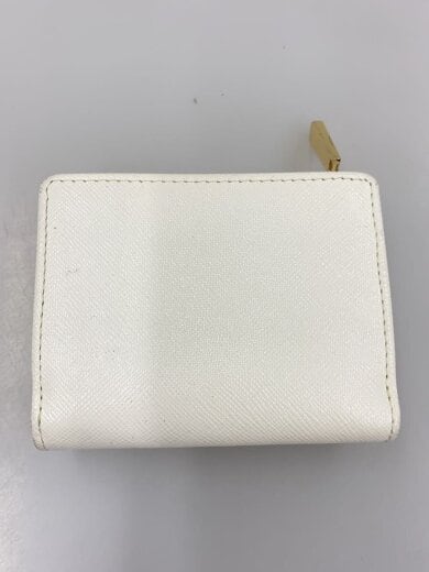 商品画像：3つ折り財布/フェイクレザー/WHT/レディース// 2