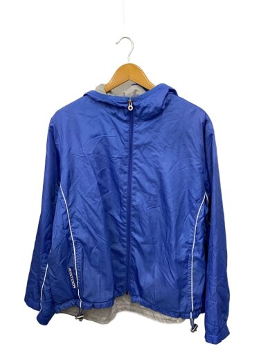 商品画像：ジップパーカー/L/ポリエステル/BLU 1