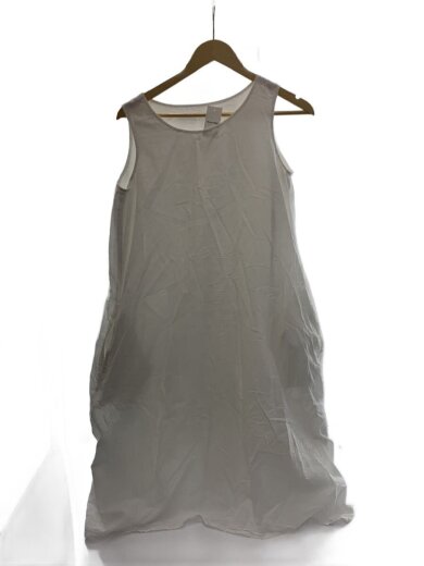 商品画像：ノースリーブワンピース/2/コットン/WHT/無地/G141-E031 1