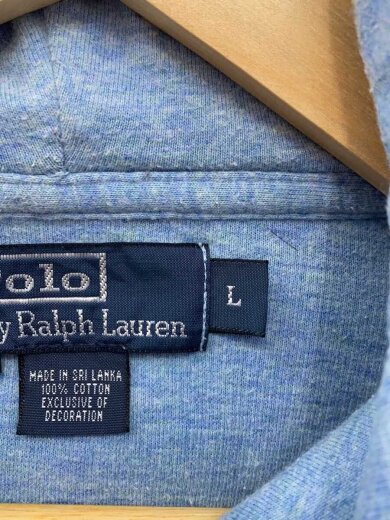 商品画像：ジップパーカー/--/コットン/BLU/フロントシミ有 4