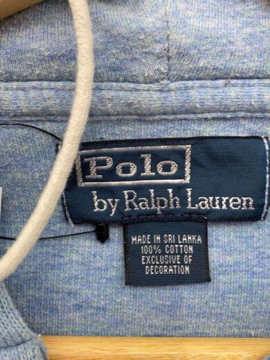 商品画像：ジップパーカー/--/コットン/BLU/フロントシミ有 5