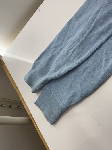 商品画像：ジップパーカー/--/コットン/BLU/フロントシミ有 6