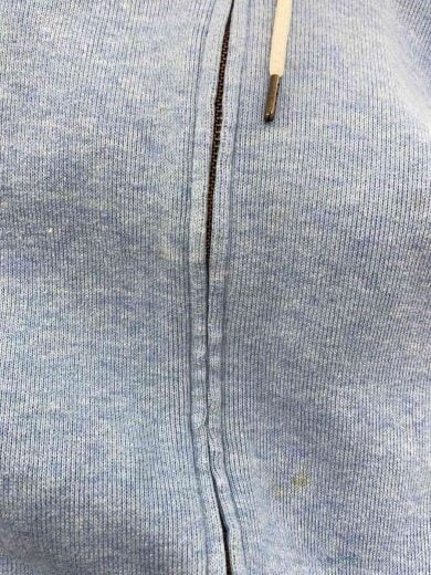 商品画像：ジップパーカー/--/コットン/BLU/フロントシミ有 7