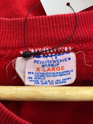 商品画像：スウェット/XL/コットン/RED/プリント 3