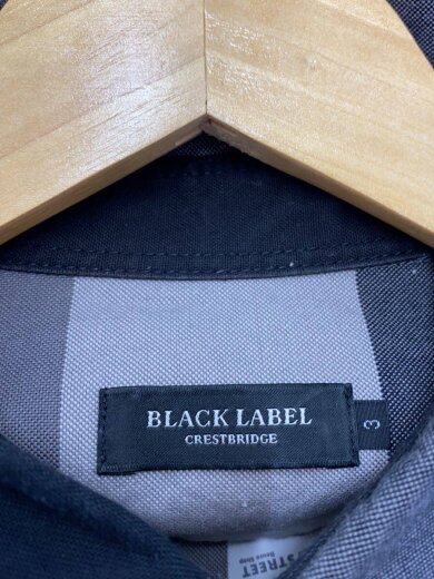 商品画像：半袖シャツ/3/コットン/BLK/チェック/51M38-309-06 4