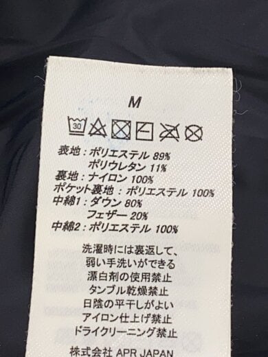 商品画像：ダウンジャケット/M/コーデュロイ/BLK 4