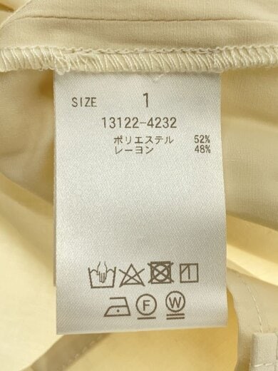 商品画像：長袖ブラウス/1/ポリエステル/BEG/無地/13122-4232 4